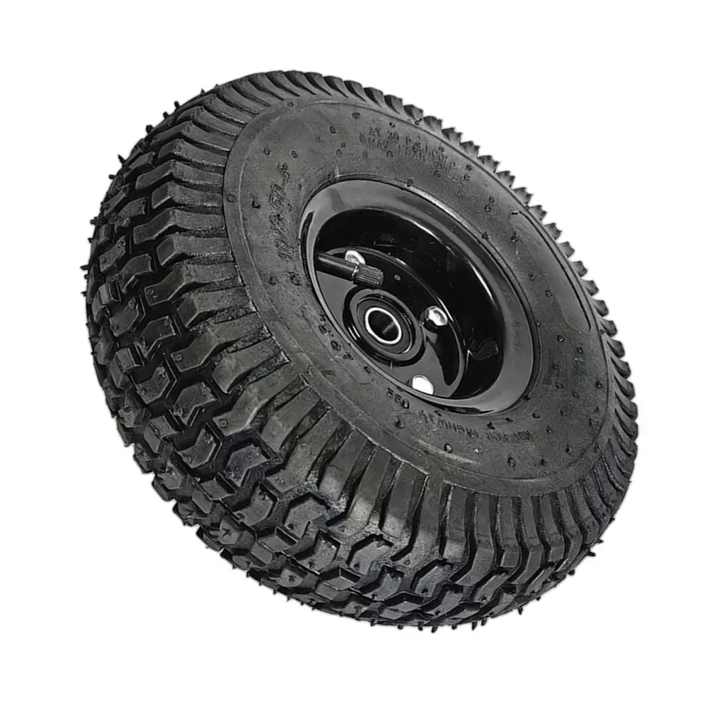 10 Inch 4.10/3.50-4 Rubber Inflate Tire Wheel Inner Outer Tire Full Wheel Inflatable Wheels For Trolley Electric Scooter