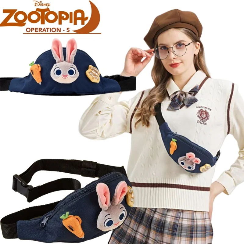 

Zootopia Crossbody Bag Cartoon Judy Hopps Shoulder Bag Anime Merchandise Large Capacity Portable Storage Festival Gift Commuting