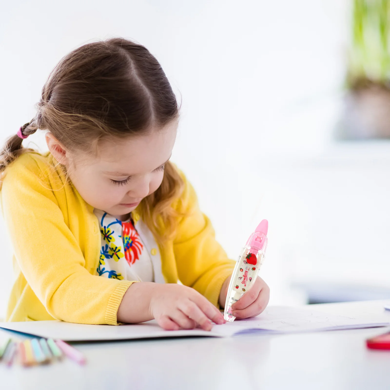 4 шт., милые мультяшные корректирующие ленты для ручек, канцелярские принадлежности, скрапбукинг, студент