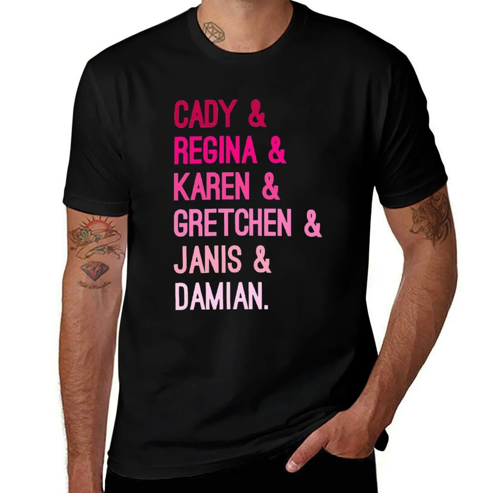 Mean Girls Characters T-Shirt anime t shirts oversize anime t shirts for man T-Shirt - view 4