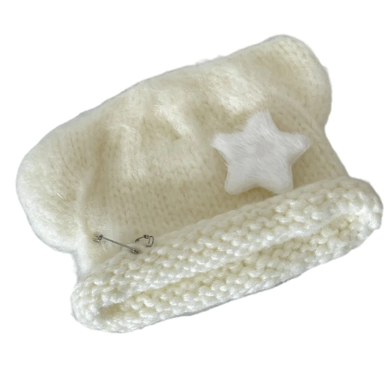 MXMB Soft Knit Hat Winter Hat Hip Hop Skull Caps Adds Highlight for Trendsetting