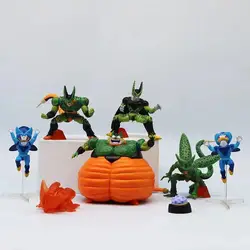 Figuras de acción de Dragon Ball Cell, 8 piezas, Super Saiyan, modelo coleccionable de Pvc, juguetes para regalos