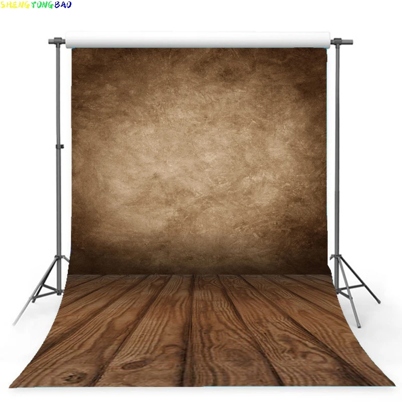

Retro Wall and Floor Digital Photography Backdrop Prop Portrait Dark Room Indoor Photo Studio Background GY-02