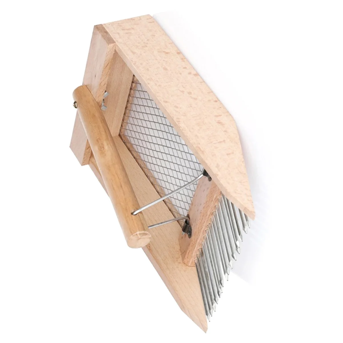 Berry Picker with Stainless Steel Comb Blueberry Rake Blueberry Raspberry Picker with Storage Basket