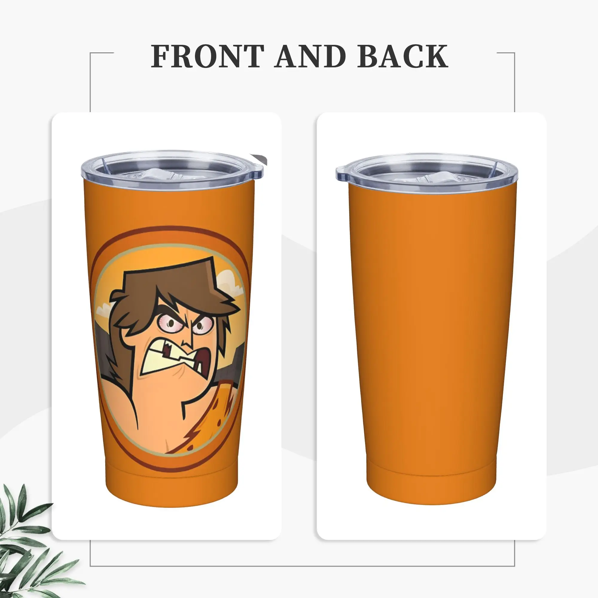 Totals Dramas Reboot Prehistoric Ripper Tumbler Vacuum Insulated  Coffee Cups Vacuum Flask Smoothie Tea Mugs Water Bottle, 20oz