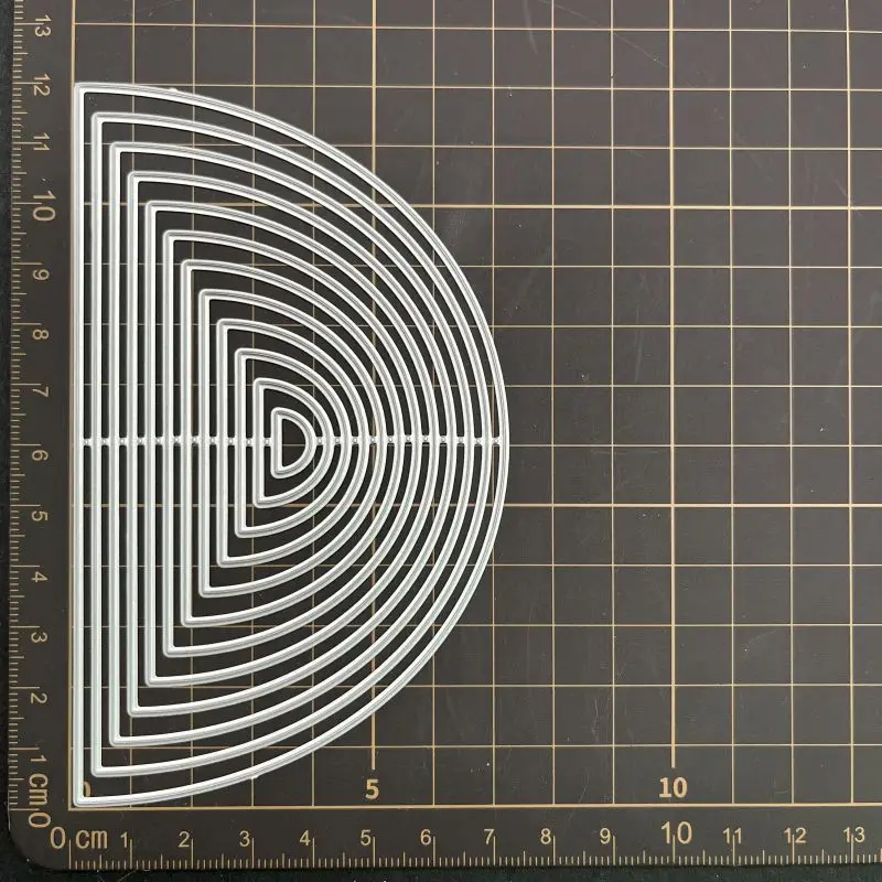 9 Soorten Vorm Van Geometrie Metalen Stansmessen Stencils Voor Diy Scrapbooking Decoratieve Embossing Handwerk Stansen Template