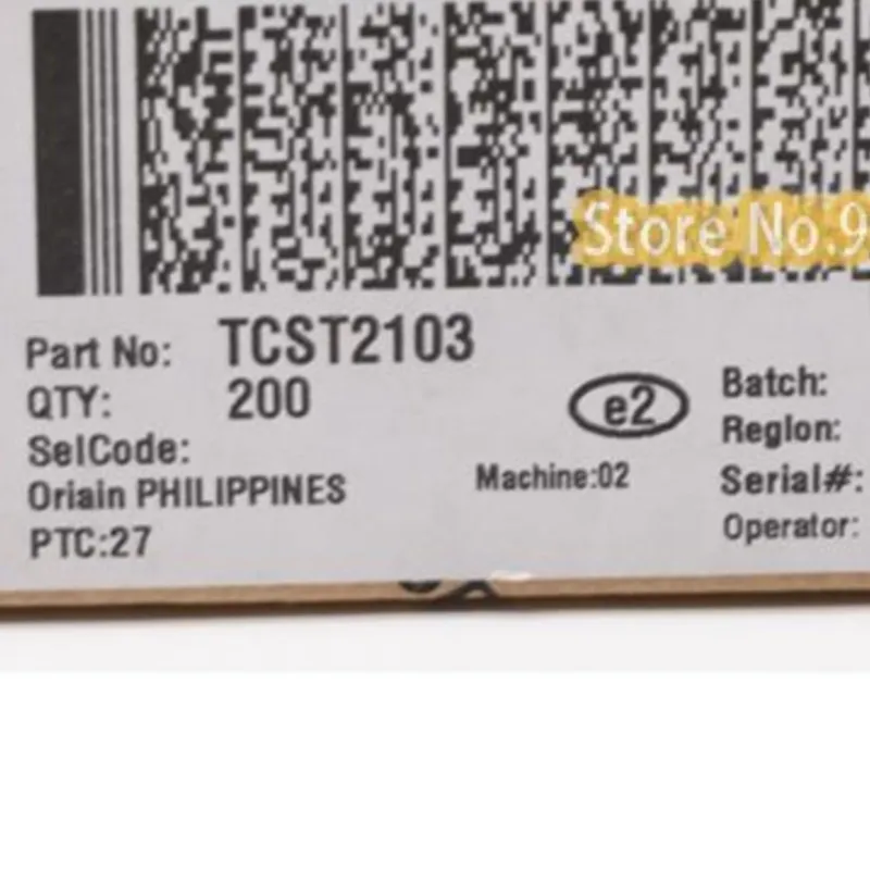 10pcs/lot TCST2103 photoelectric switch transmitted light sensor slot type 3.1mm four-corner binaural DIP-4 new