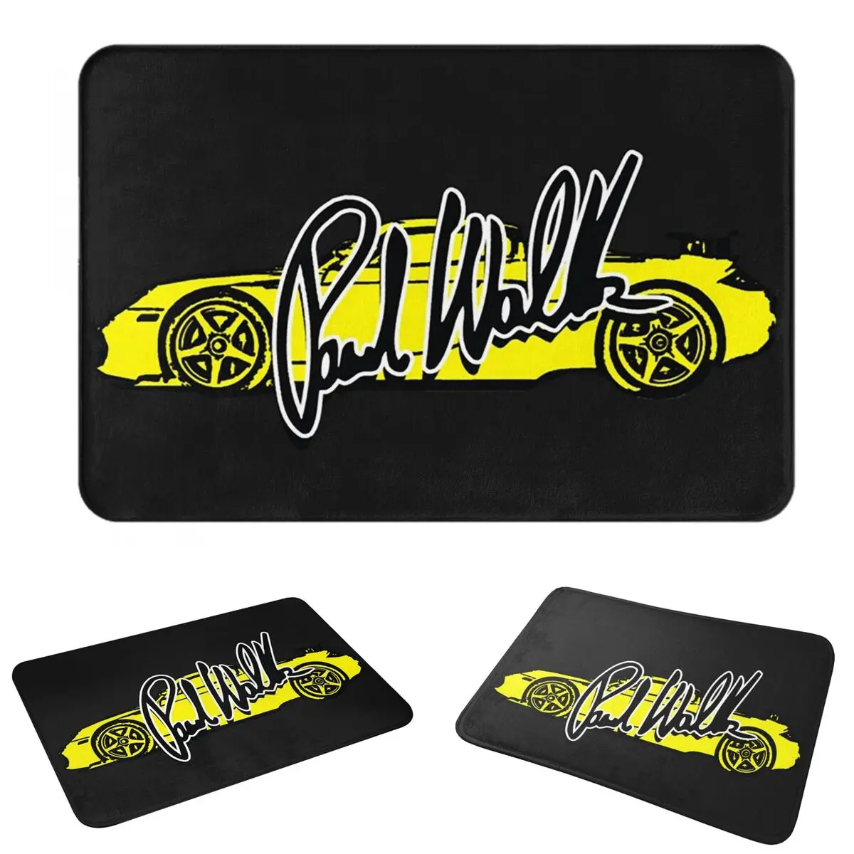 Fast And Furious Paul Walker Signature Doormat Antiwear Carpet Rug Kitchen Entrance Home Floor Mat for Balcony Footpad Mats