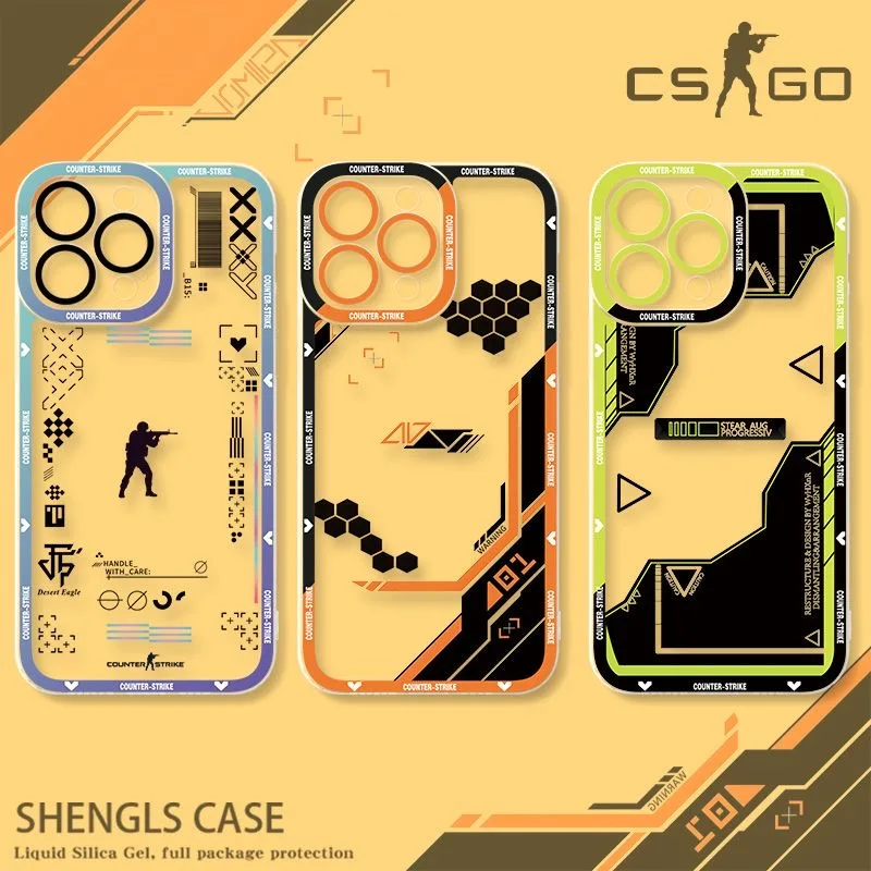 

Hot Fashion Game CSGO Phone Case For OPPO Realme C67 C65 C63 C55 C53 C35 C30 C11 12 10 9 8 7 6 5 3 Pro Plus 5G Transparent Cover