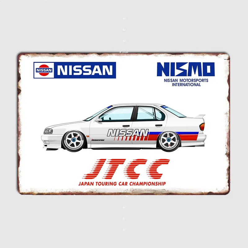 1993 JTCC Primera P10 prueba coche de carreras cartel de Metal garaje carreras Club decoración de la habitación interior decoración del hogar pared