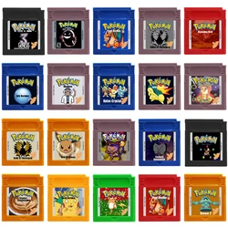 Cartouche de jeu vidéo GBC, série Pokemon, Genesis Creepy Black, Dark Energy, carte console 16 bits, noir et blanc