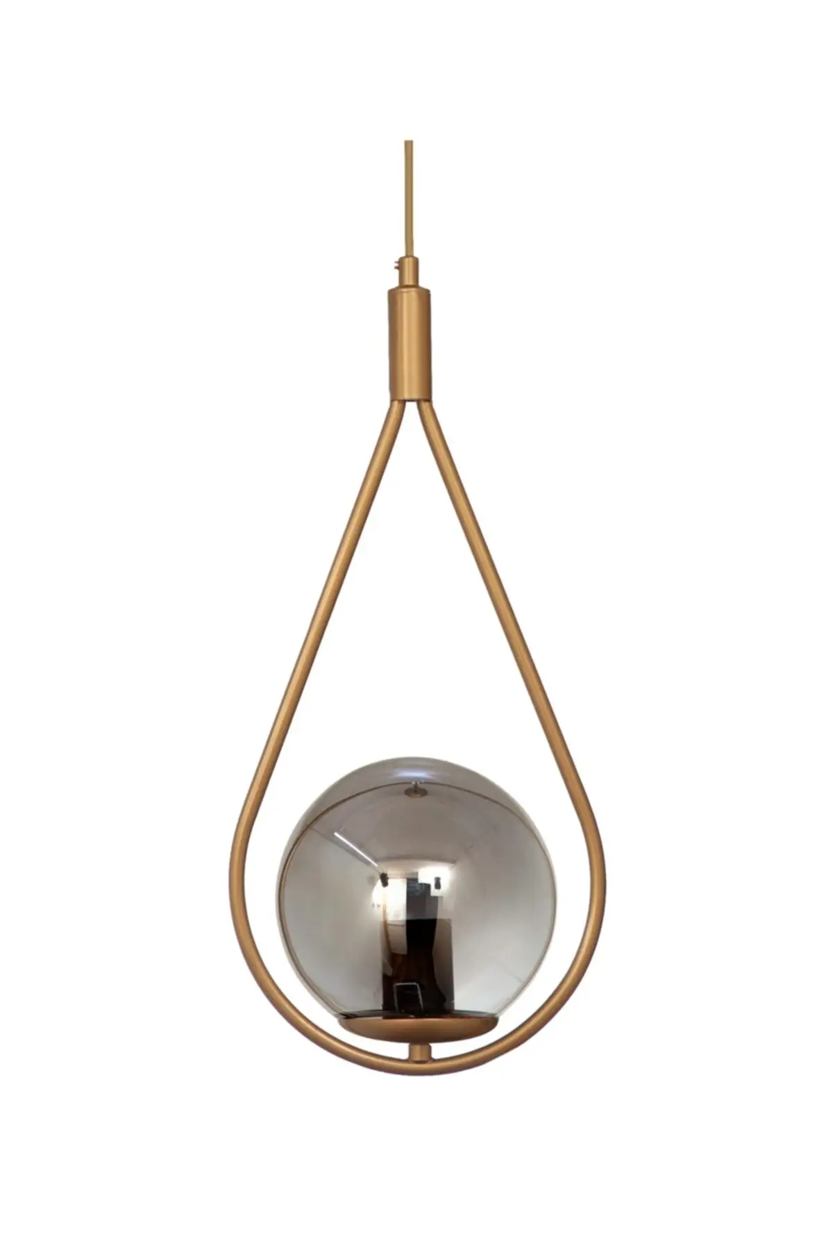 

DOLBOVI Modern Mono single smoked fountain chandelier