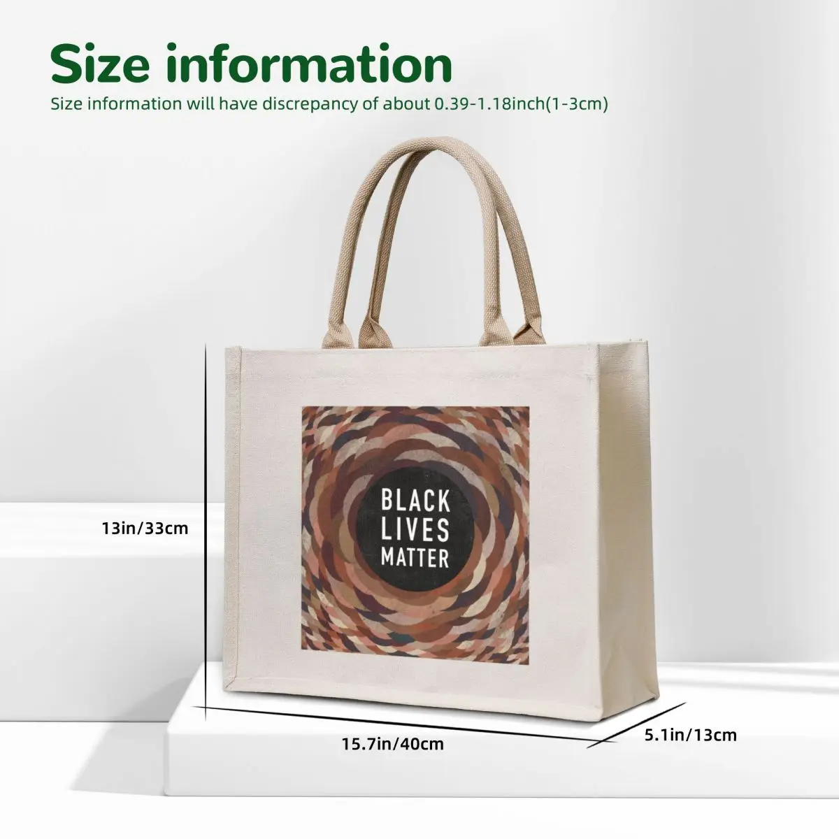 Black Lives Matter Tote Bag Big bag bag for beach free delivery bags