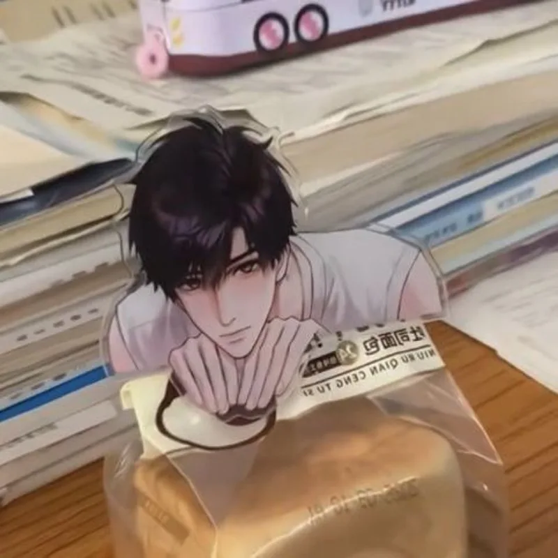 Game Love and Deep Space Caleb High Beauty Role Playing Acrylic PP Clip Children's Toy Decoration Snack Sealing Note Clip Gift