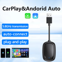 2 in 1 BT5.0 NEW Wireless CarPlay AdapterWireless Android Auto Adapter  for Mazda Subaru Citroen Audi Mercedes Kia Ford Opel