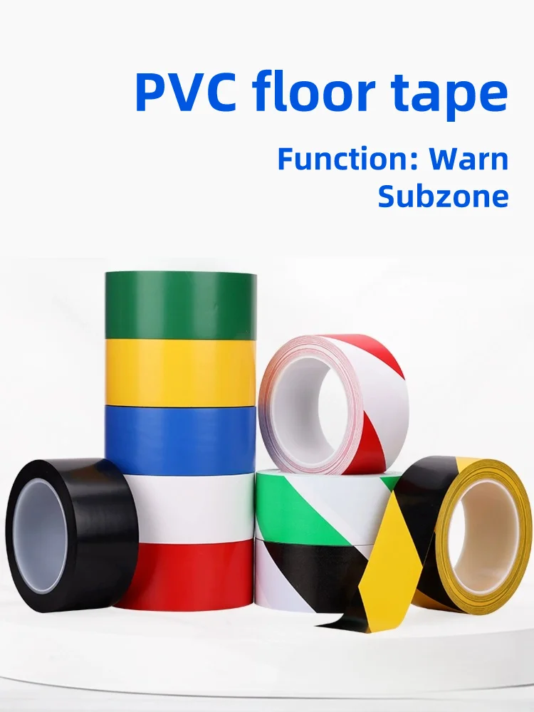 Pvc Floor Tape Floor Demarcation Zoning, Stair Warning Household Essential Tape