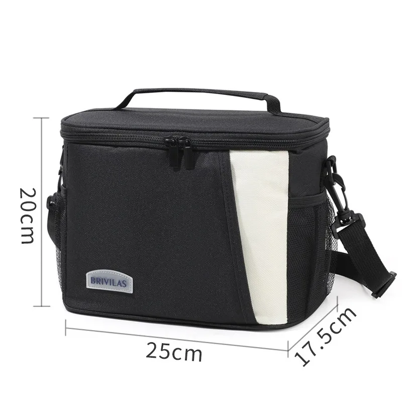 Ein Muss im Winter! Dopamin-Farbige Picknick-Kühltasche, Diagonal über die Schulter, Quadratische Lunchtasche, Tragbar für unterwegs, Verdickte Aluminiumfolie – Detail 19
