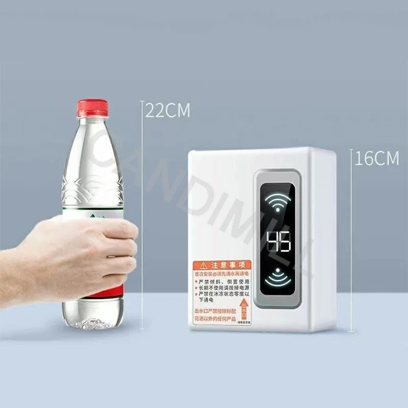 Маленький домашний водонагреватель для ванной комнаты, кухни, электрический мини-быстрый горячий душ, ванна, мгновенный водонагреватель с постоянной температурой