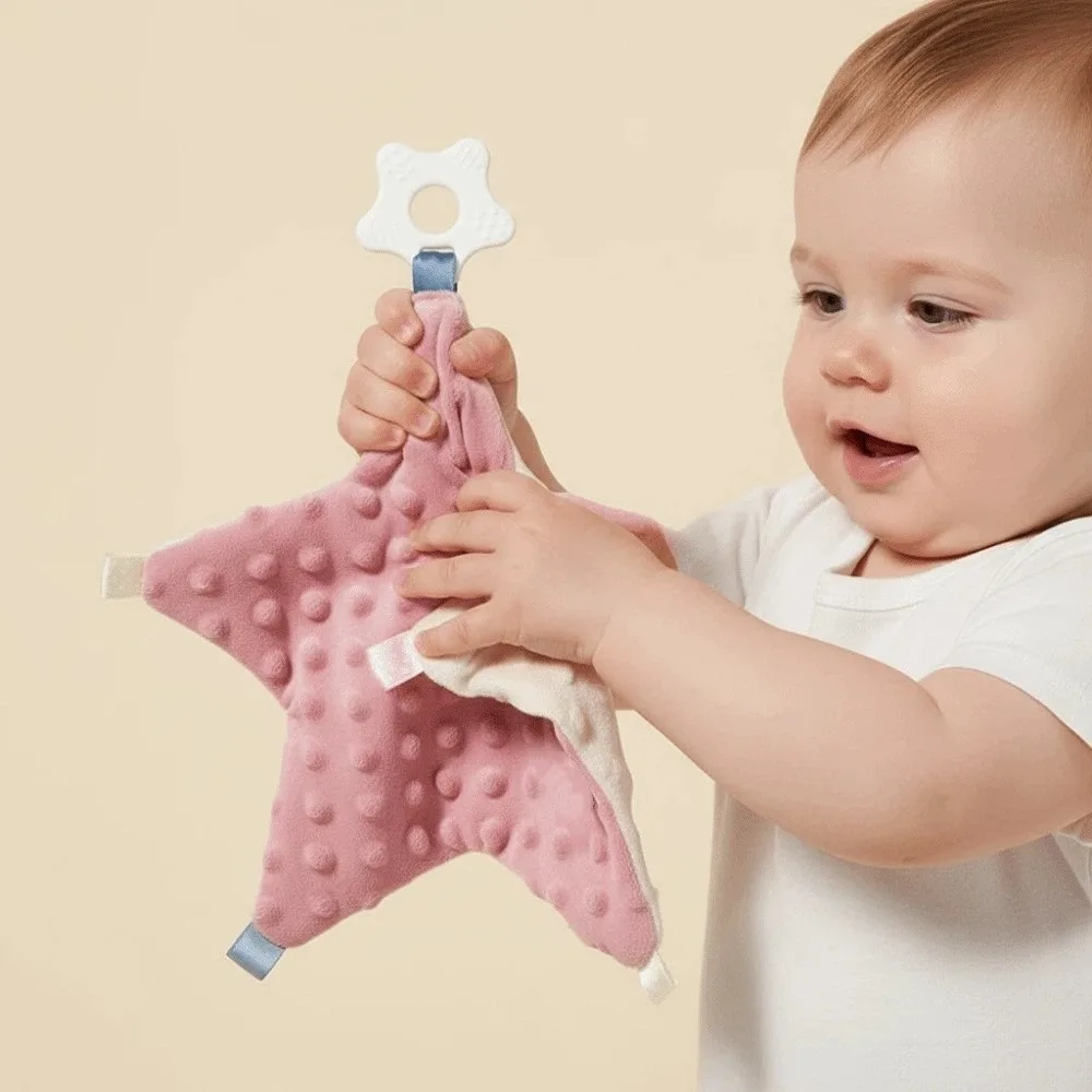 

Мягкое детское успокаивающее одеяльце-игрушка в форме звезды для сна и кормления, игрушка-комфортер для малышей