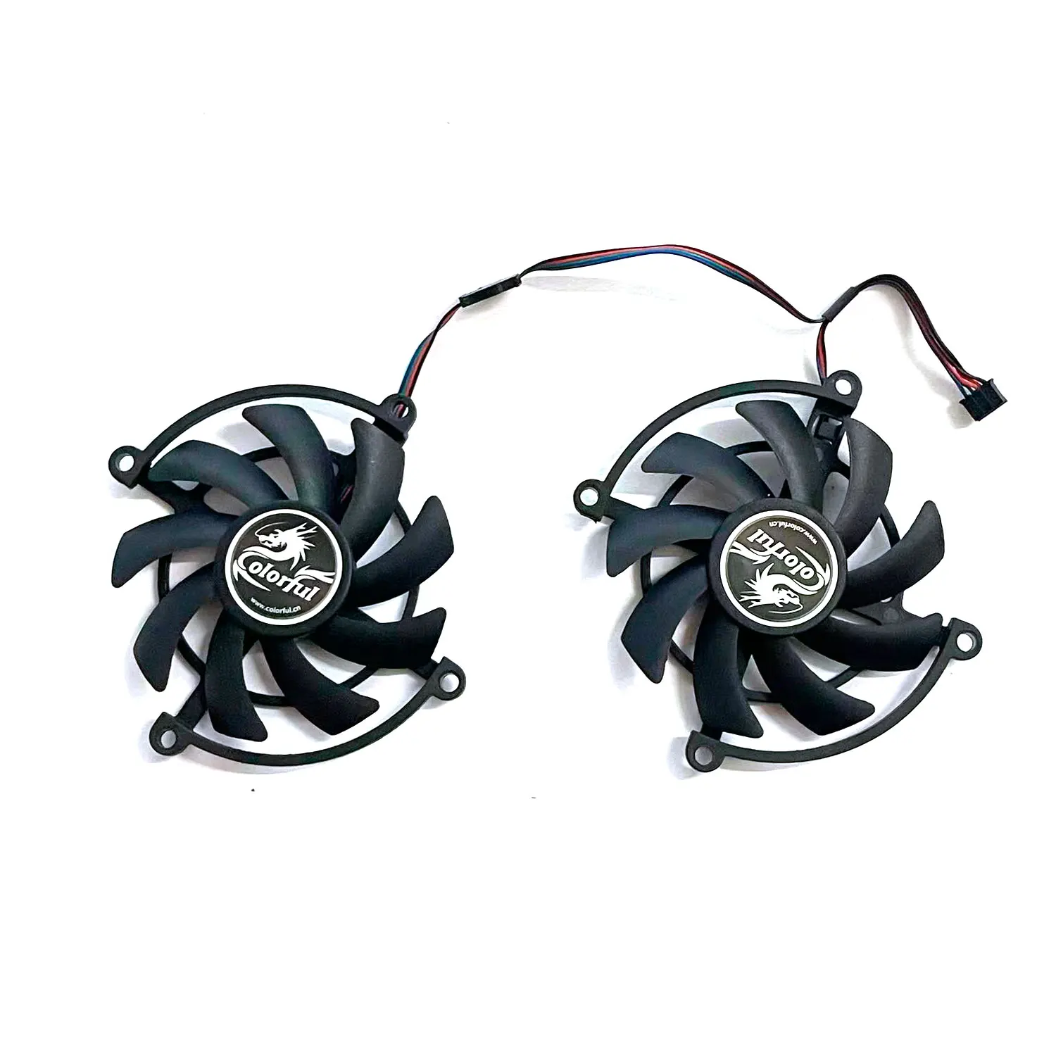 Brand new 2pcs 85mm 4pin GTX1060 1070 gpu cooler for colorful Geforce GTX1070 GTX1060 graphics card cooling fan