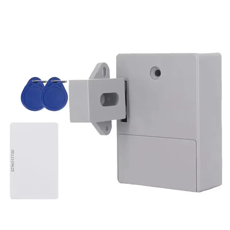 

FEDI-Smart Sensor Invisible Lock RFID Key Card Drawer Lock Digital Locks Punch-Free DIY For Cabinet Wardrobe