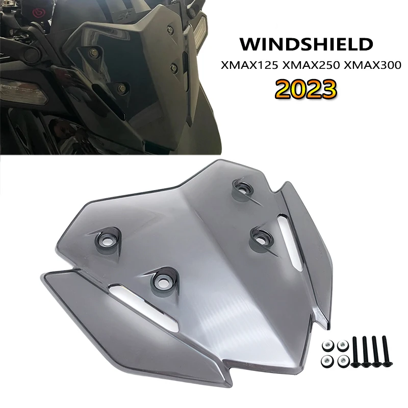 2023 For YAMAHA XMAX125 XMAX250 XMAX300 XMAX 300 Motorcycle Windshield Viser Visor Deflector WindScreen