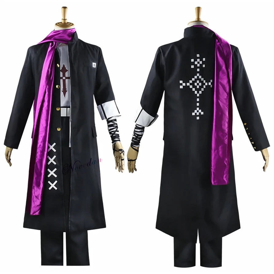 Anime Danganronpa Goodbye Despair Gundham Tanaka Cosplay Costume Jacket Coat Sarf Uniform Wig Full Set For Men Women Halloween