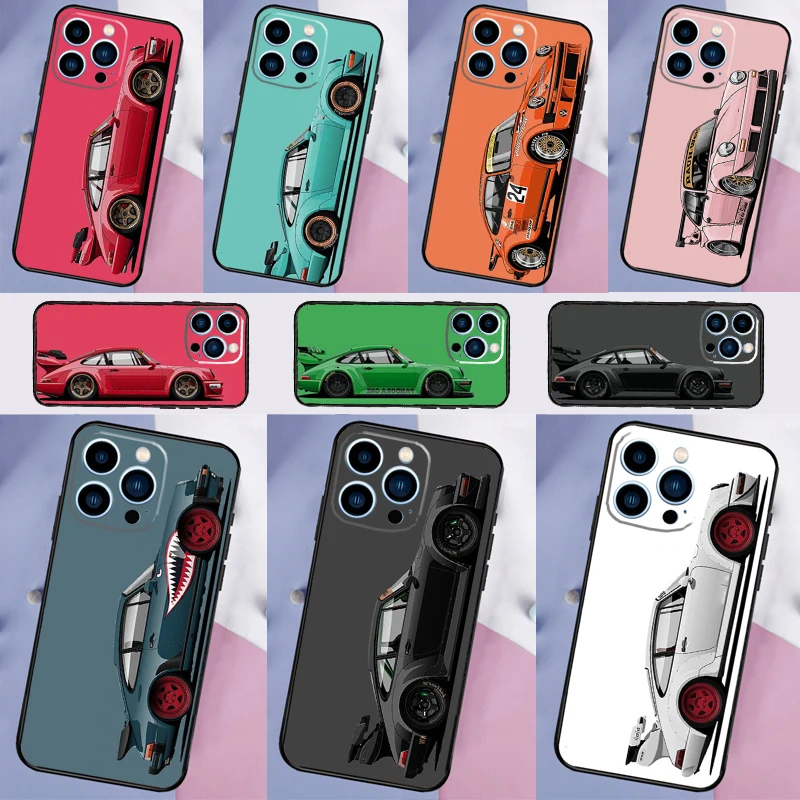 Japan Sports Car Jdm Drift Case For Realme GT7 Pro GT6 10 11 12 13 14 Pro Plus C55 C53 C35 C33 C61 C65 C67 C53 C71 C75