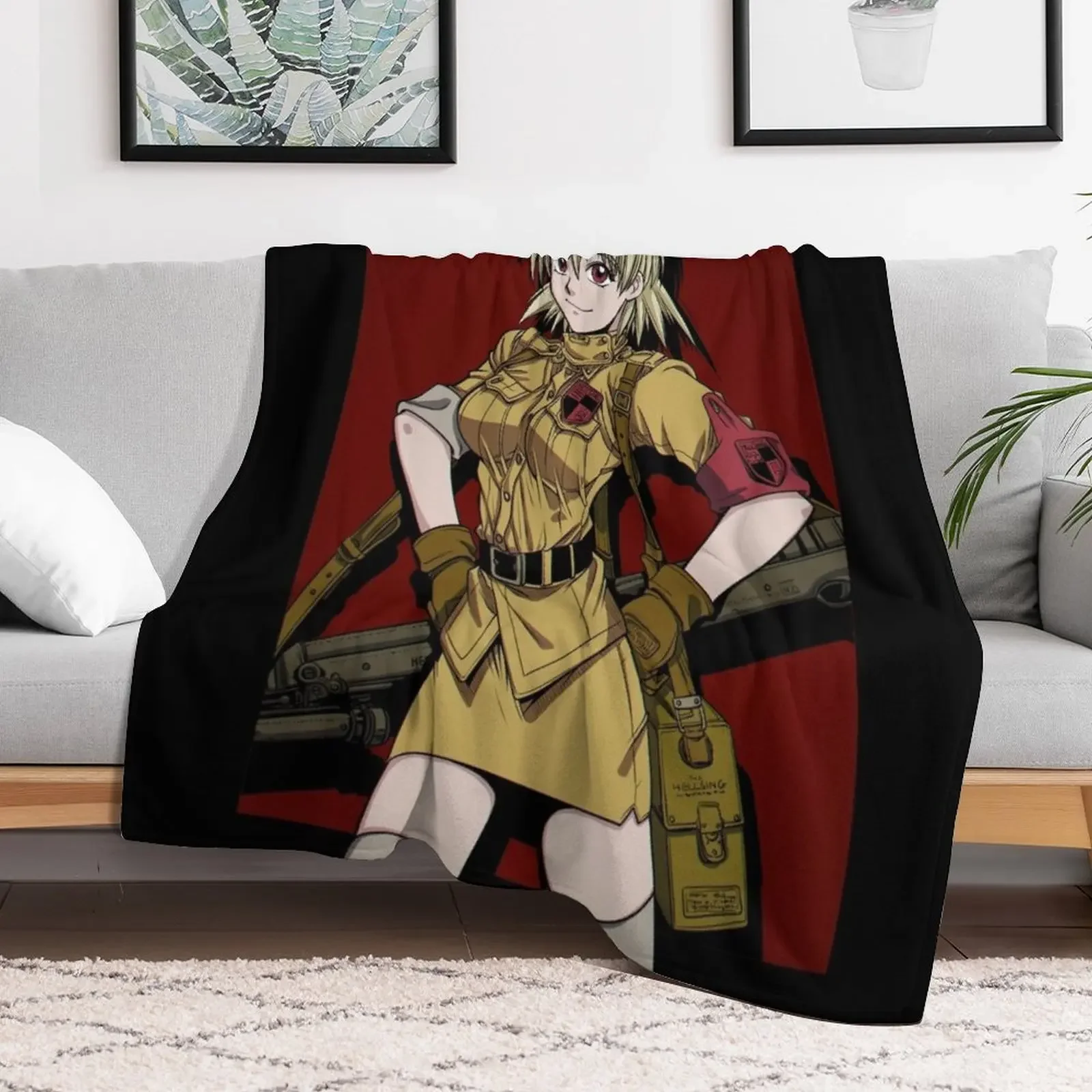 Seras Victoria Throw Blanket Warm Accent Blanket for Living Room Decoration