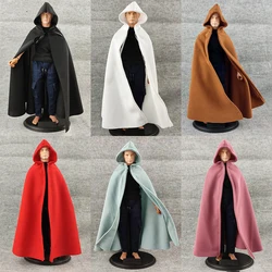 1/6 Scale Male Female Soldier Accessories Multiple Colors Male Cloak Hooded Cape Clothes for 12 Inches Action Figure BJD Doll
