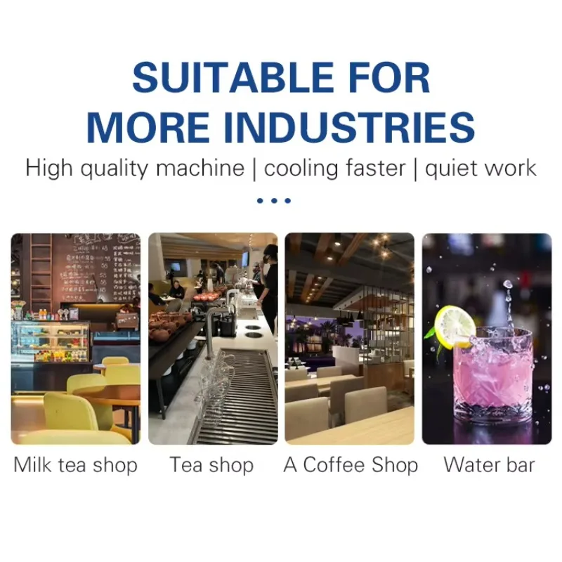 80kg 100kg 130kg Commercial  Ice Cube Making Machine Ice Maker