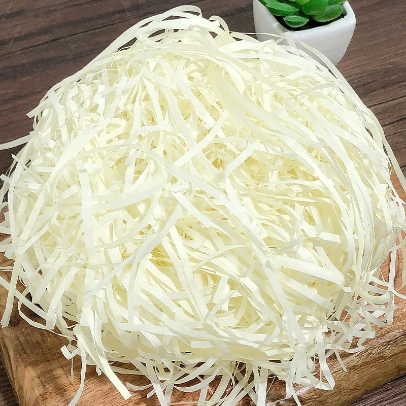 100g-1800g Kleurrijke Crinkle Papier Raffia Versnipperd Confetti Geschenkdoos Vuller Decoratie Bruiloft Cadeau & mand Verpakking