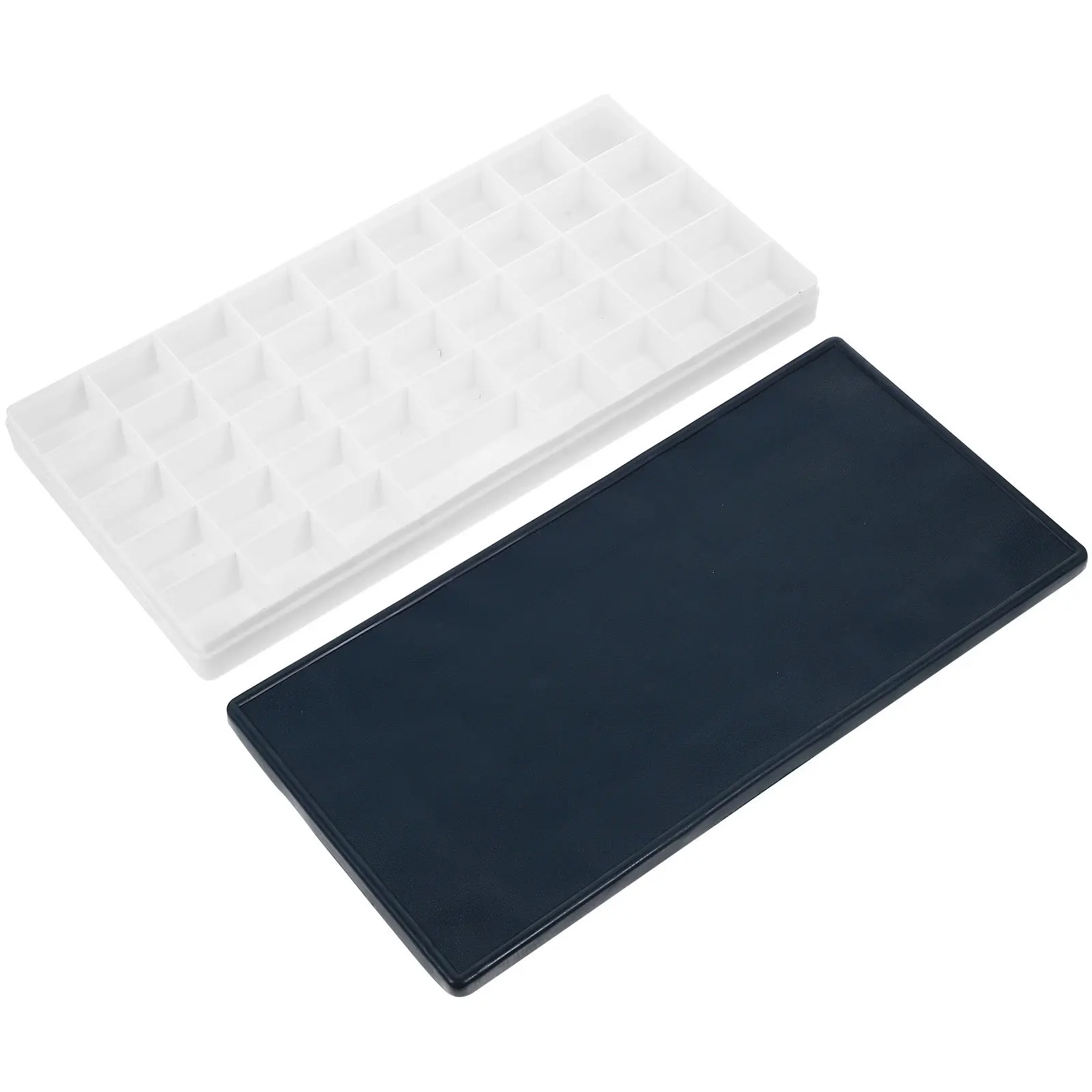 

Watercolor Pigment Box Plastic Durable Mixing Tray Reusable Empty Water Color Paint Pan Portable Art Pigment Holder