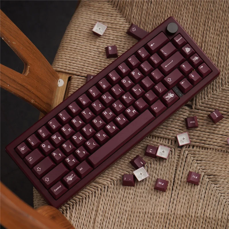 GMK Blot 129/23 Keys Keycaps 5-side Dye Sublimation Cherry Profile PBT Material Keycap For MX Switch Mechanical Keyboard