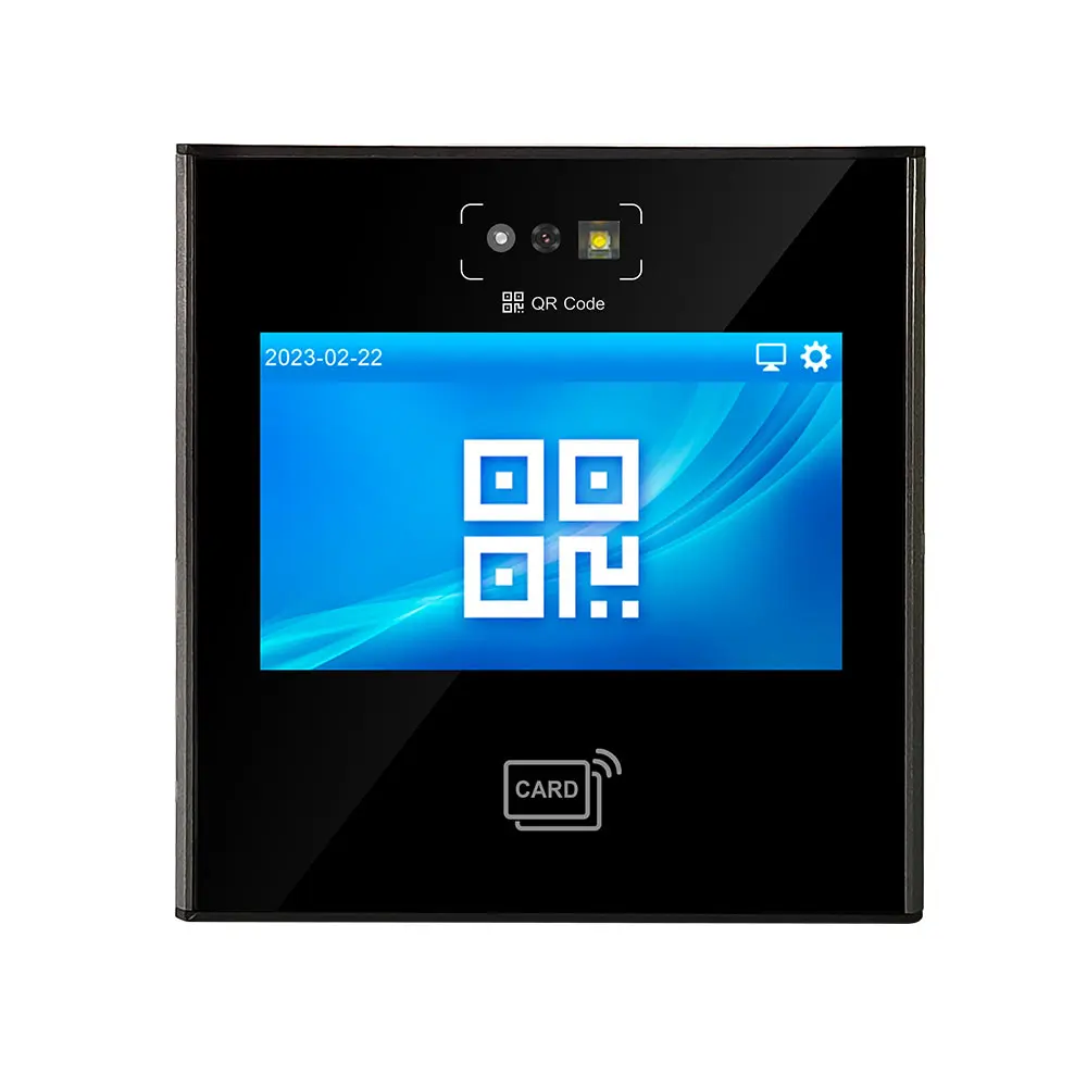 WG In&Out Reader Time Clock QR Code Door Access Control System Biometric Time Attendance Machine