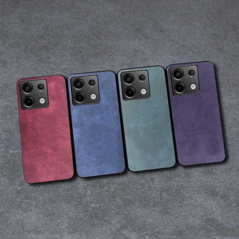 حافظة جلدية فاخرة لهاتف Xiaomi Redmi Note 13 حافظة لهاتف Redmi Note 13 Pro Plus حافظة جلدية من جلد الغنم Coque #2