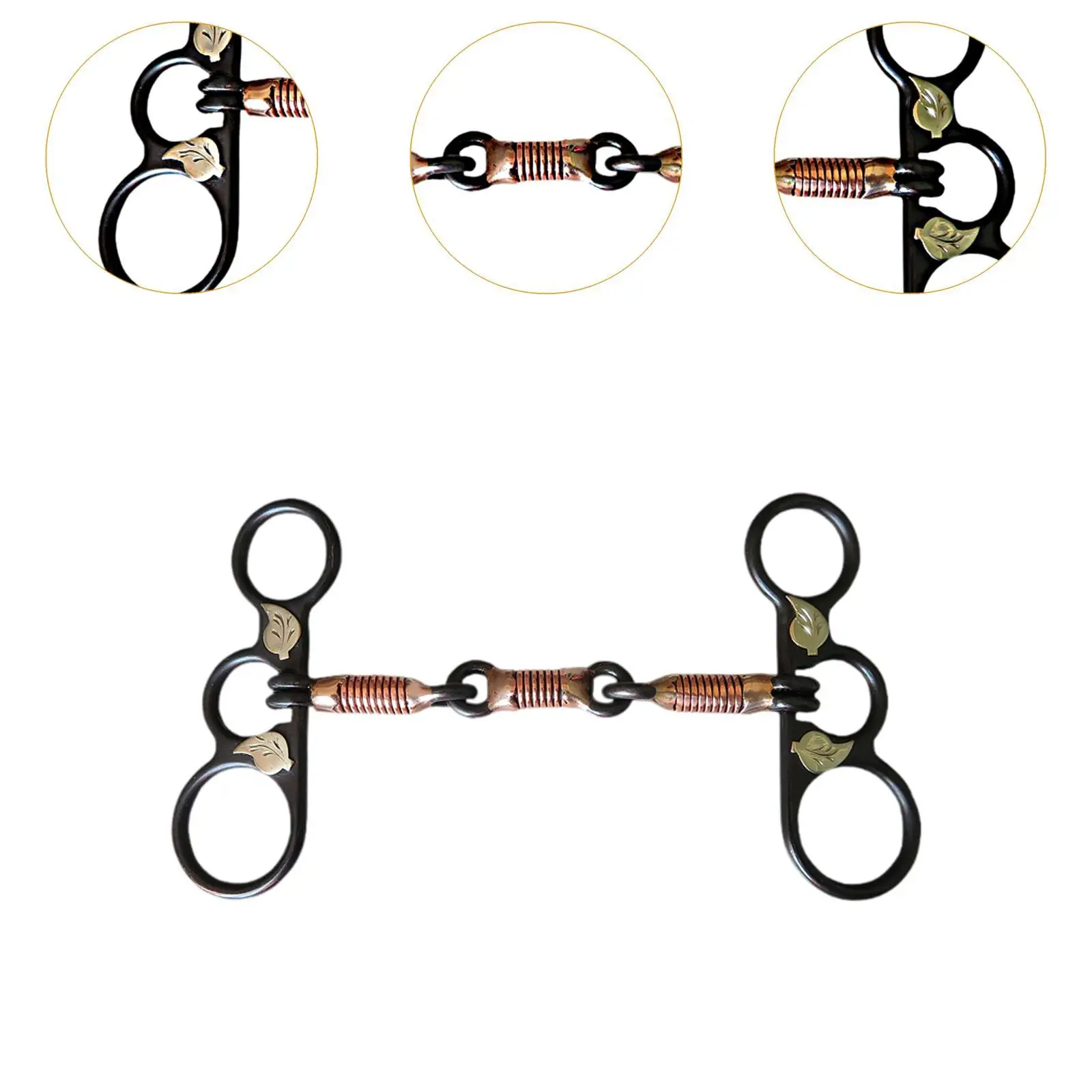 Cavalo Chew Boca Bit, Equipamento Equestre, Snaffle Metal, Engrenagem Protetora