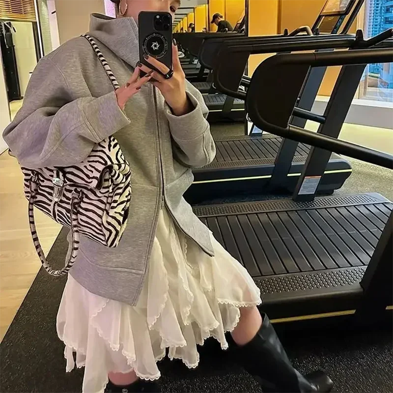 レースチュールミニスカート女性ヴィンテージストリート不規則なレイヤードスカート韓国の甘いエレガントなフリルすべて一致ハイウエストスカート