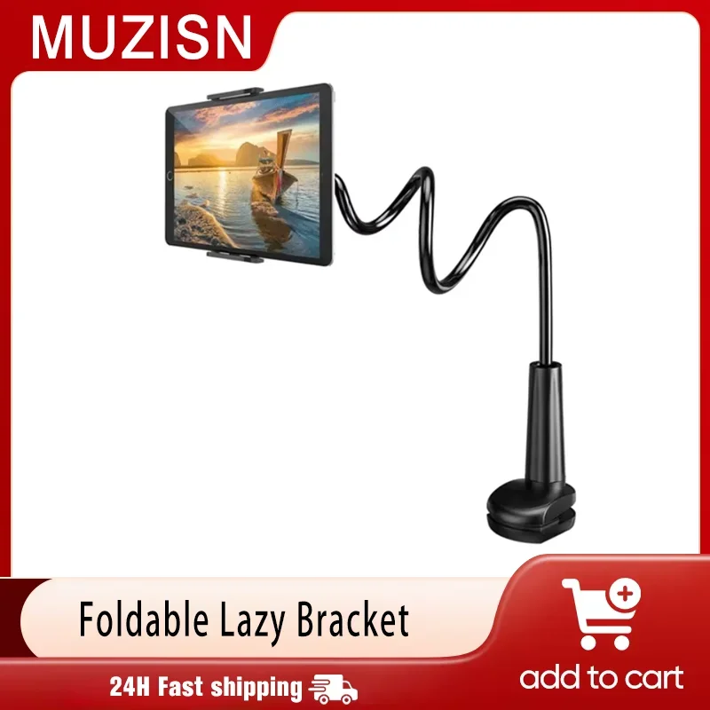 

Lazy Bedside Desktop Live Foldable 100cm Mobile Phone Tablet Clip Stand Headrest Holder For iPad Samsung Xiaomi Tablet and Phone