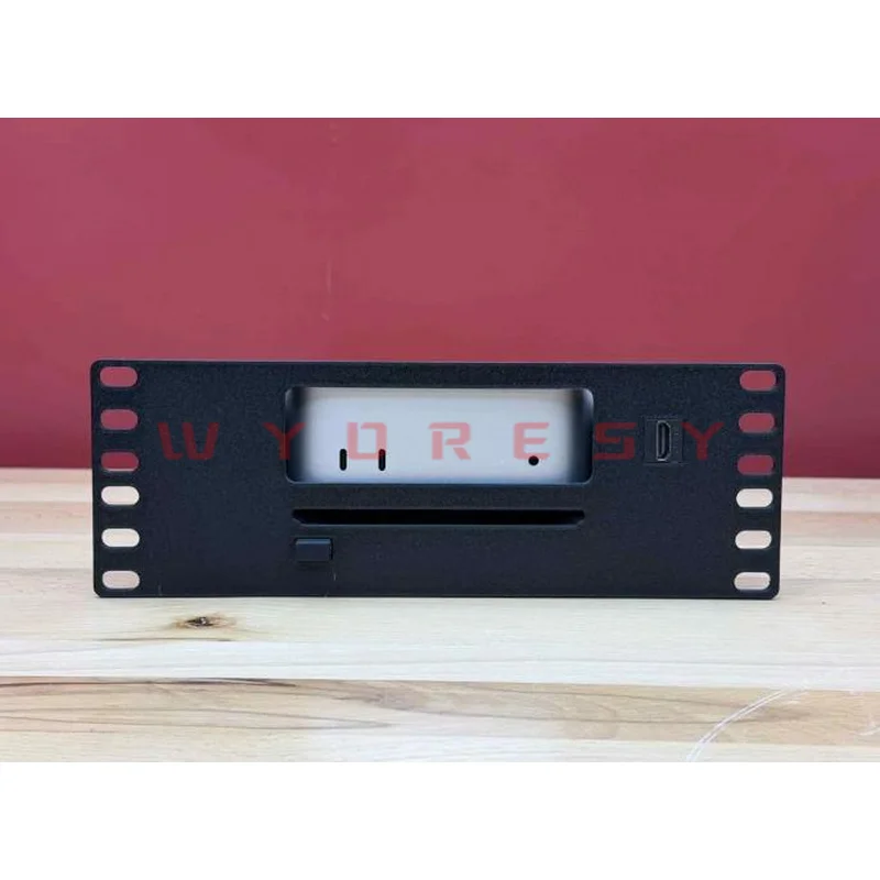 2U Rack Mount Bracket with Power Button for Mac Mini M4 10/19 Inch Server Tray Holder Data Center Accessory - view 4