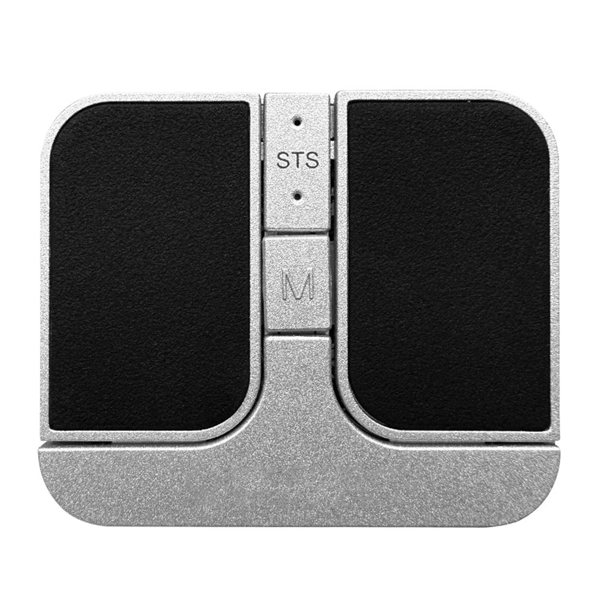 

AAAE Mini Square Mouse Wireless Computer Mouse 3 Mode BT/2.4G/USB Mini Capacitive Mouse for PC Laptop Notebook Desktop Silver