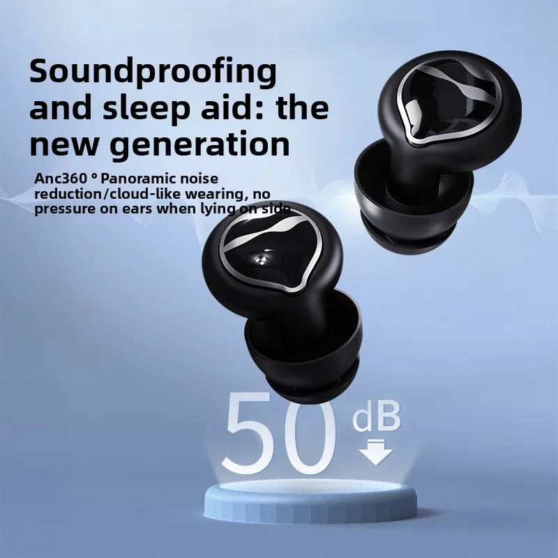 Filter Sound Isolation and Noise Reduction Silicone Earplugs for Adult Students, Immersive Sleep, Anti-noise, Silent Protection