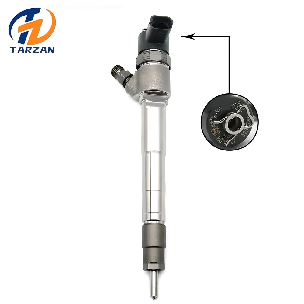 Common Rail Fuel Injector 0445110376 Fit for Cummins ISF2.8 5258744 Ford F-Series/Gaz Gazelle Sobol 2.8 TD