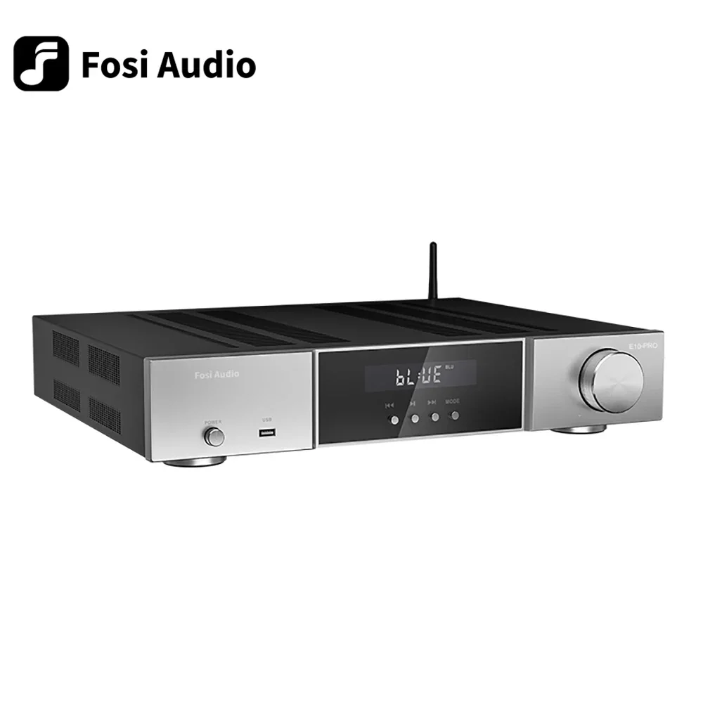 Fosi Audio E10 PRO Bluetooth 5.0 Stereo Home Audio Receiver Amplifier DAC HiFi TPA3251D2 U-Disk Bluetooth AUX Input for Speakers