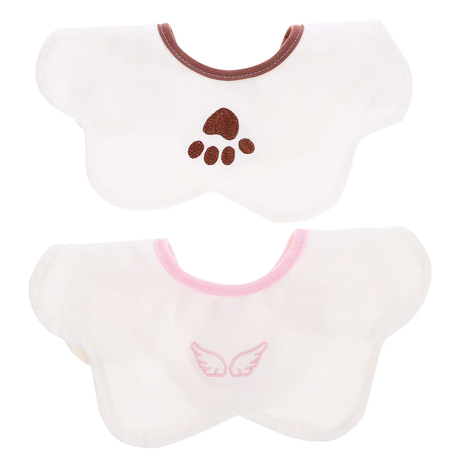 

2 шт. водонепроницаемые детские нагрудники, хлопковые удобные полотенца со слюной, вращающиеся нагрудники для кормления для новорожденных, детские нагрудники