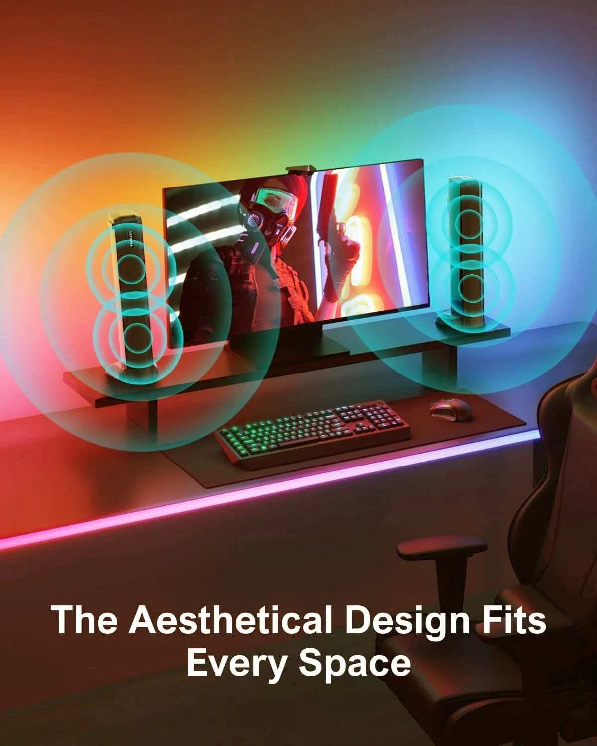 ULTIMEA Gleichen Stil Smart TV Soundbar Heimkino Sound System Subwoofer Computer Musik Gaming Decke Lautsprecher BT Mit Großhandel