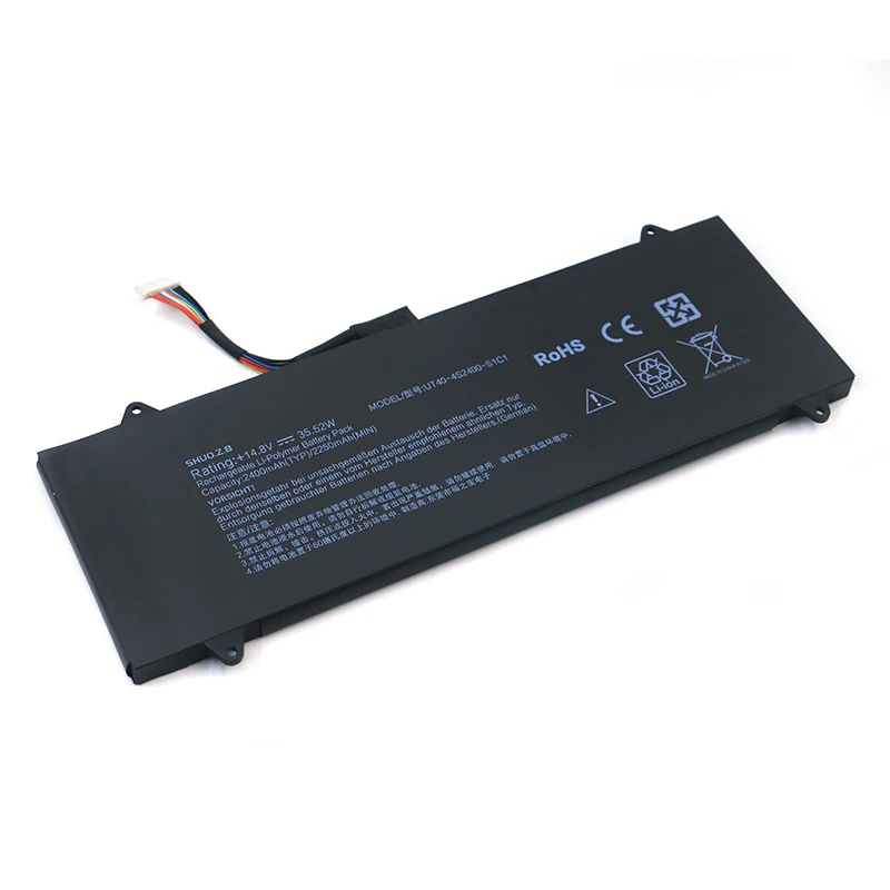 Imagem -04 - Bateria do Portátil para Haier X3-i33217g40532rdus x3 Vit P3400 Série 14.8v 35.52wh 2400mah Shuozb Novo Ut404s2400-s1c1