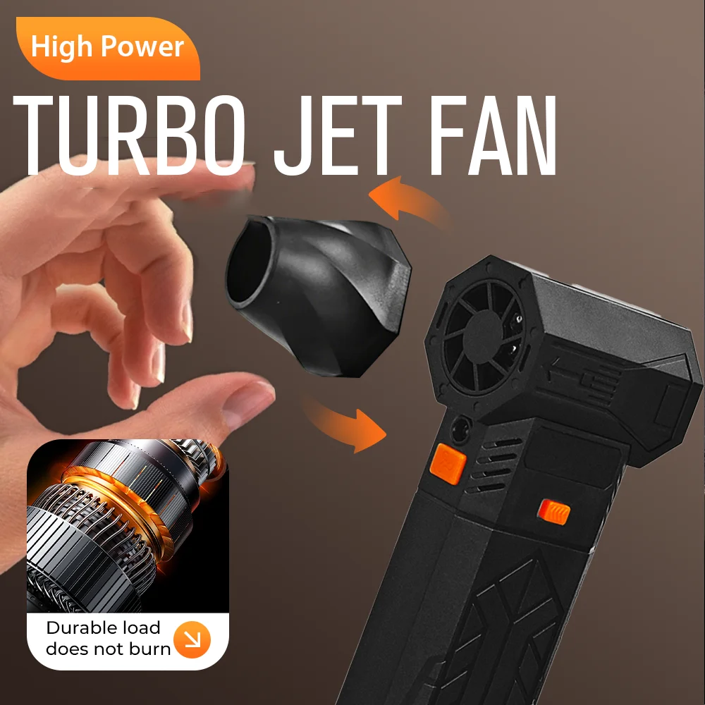 

Портативный вентилятор 200000 об/мин, мощный турбоструйный пылесос, сменный аккумулятор, электрический воздуходувка, инструменты для выдувания барбекю и сушки