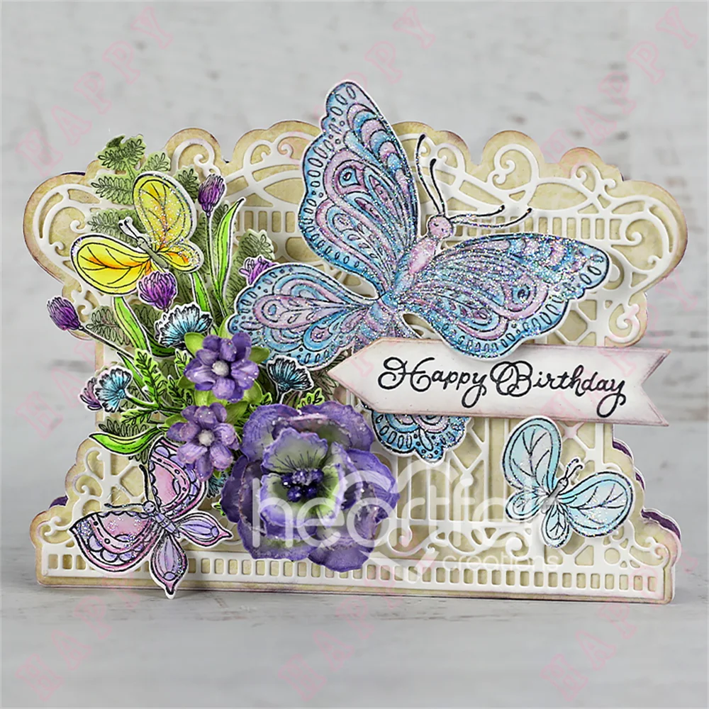 Metal Cutting Dies Stamps Fancy Bouquet Flowers Decoration For DIY Scrapbook Diary Album Paper Template Card Embossing Handcraft