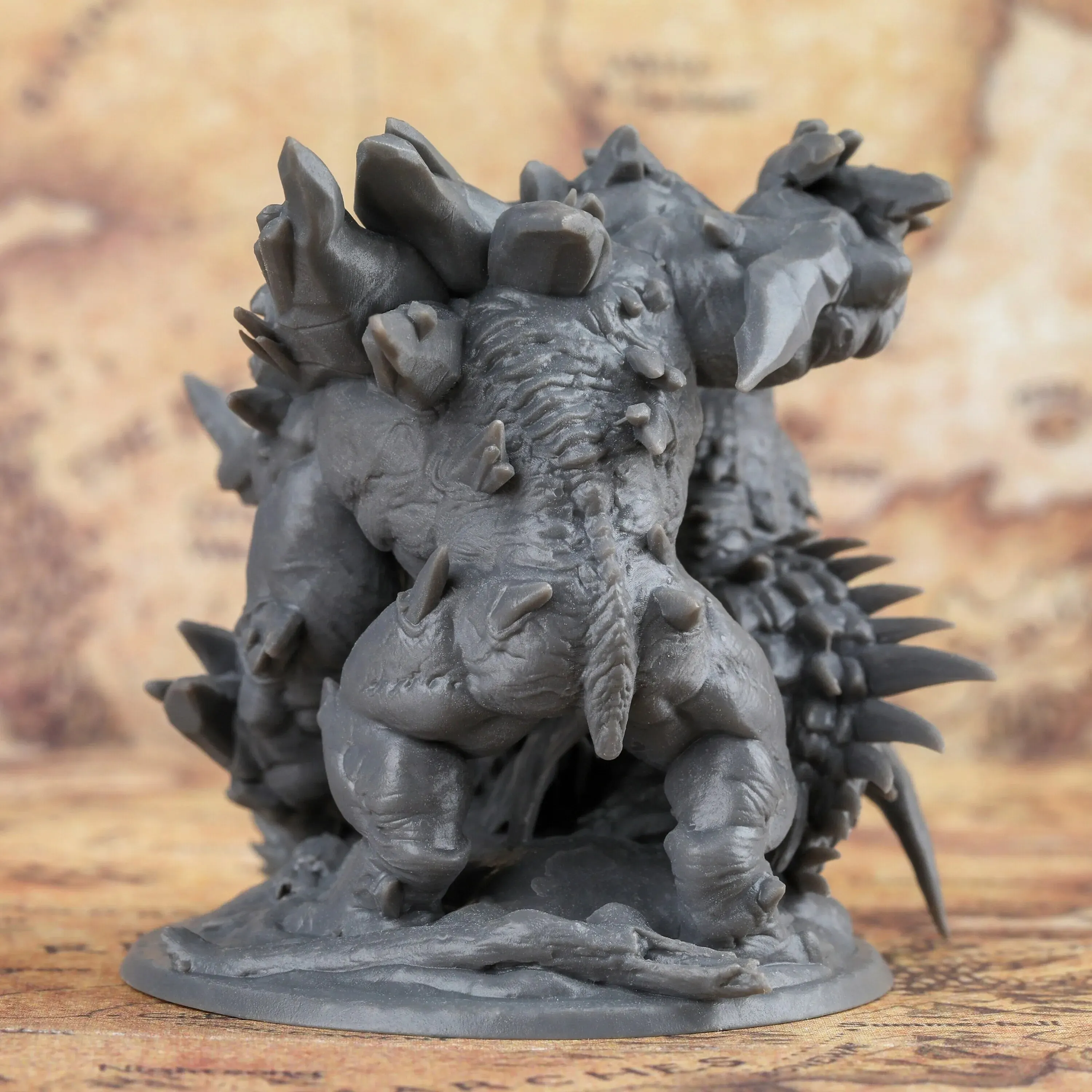 Miniatura z nadrukiem 3D Frost Behemoth do gier RPG Fantasy Figurka z żywicy do gier planszowych RPG DND Odtwarzacze i prezenty